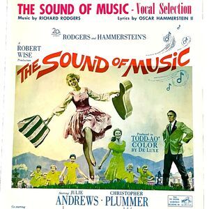 The Sound of Music Vocal Selection Rodgers Hammerstein Vtg Sheet Music Book 60s